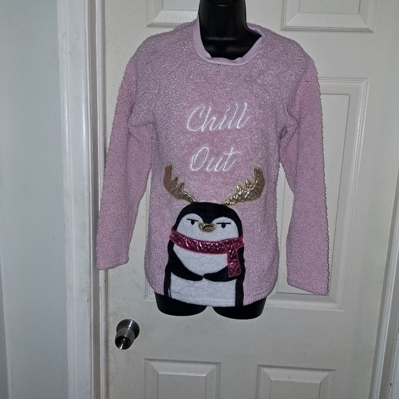 Holiday time sherpa sweatshirt size small 5/$25 - Picture 1 of 9